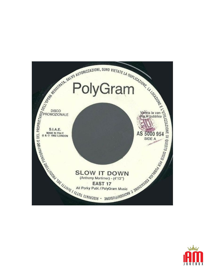 Slow It Down   Special Kind Of Love [East 17,...] - Vinyl 7", 45 RPM, Promo