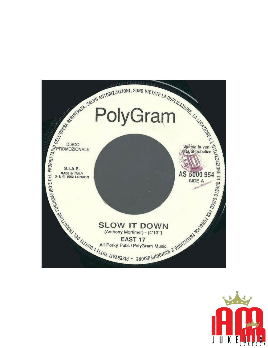 Slow It Down Special Kind Of Love [East 17,...] - Vinyle 7", 45 RPM, Promo [product.brand] 1 - Shop I'm Jukebox 