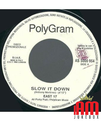 Slow It Down Special Kind Of Love [East 17,...] - Vinyle 7", 45 RPM, Promo [product.brand] 1 - Shop I'm Jukebox 