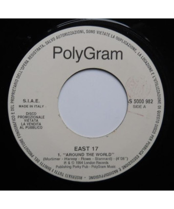 Around The World Amarsi Un Po' [East 17,...] – Vinyl 7", 45 RPM, Promo [product.brand] 1 - Shop I'm Jukebox 