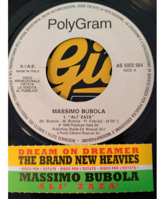 Alì Zazà Dream On Dreamer [Massimo Bubola,...] – Vinyl 7", 45 RPM, Promo