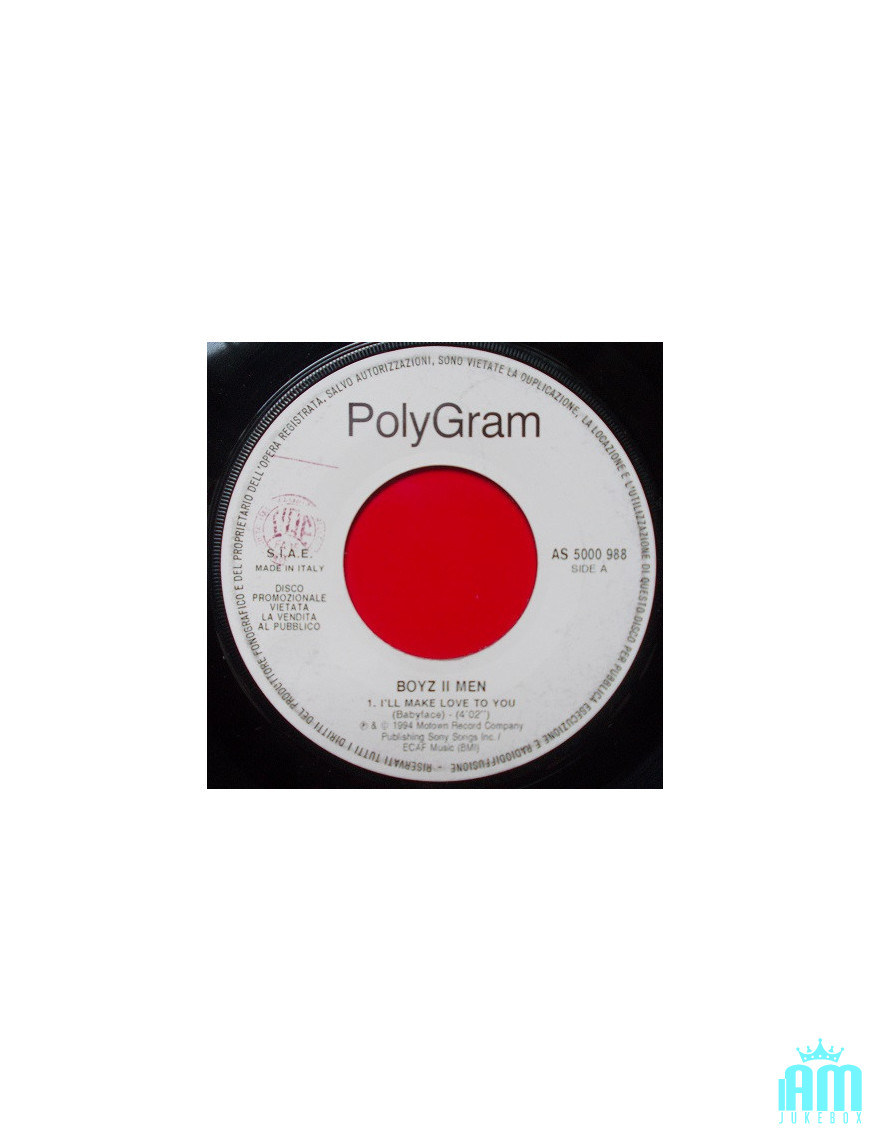 Je te ferai l'amour fou de toi [Boyz II Men,...] - Vinyl 7", 45 RPM, Promo [product.brand] 1 - Shop I'm Jukebox 