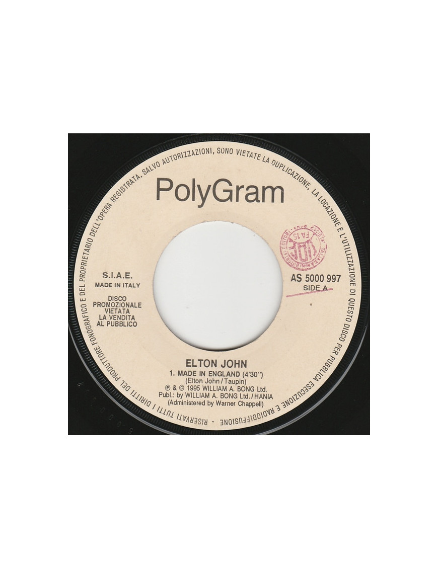 Hergestellt in England This Ain't A Love Song [Elton John,...] – Vinyl 7", 45 RPM, Promo [product.brand] 1 - Shop I'm Jukebox 