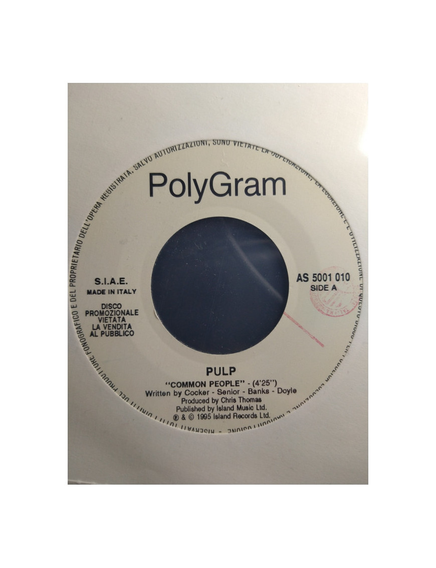 Common People Do U Still [Pulp,...] – Vinyl 7", 45 RPM, Promo