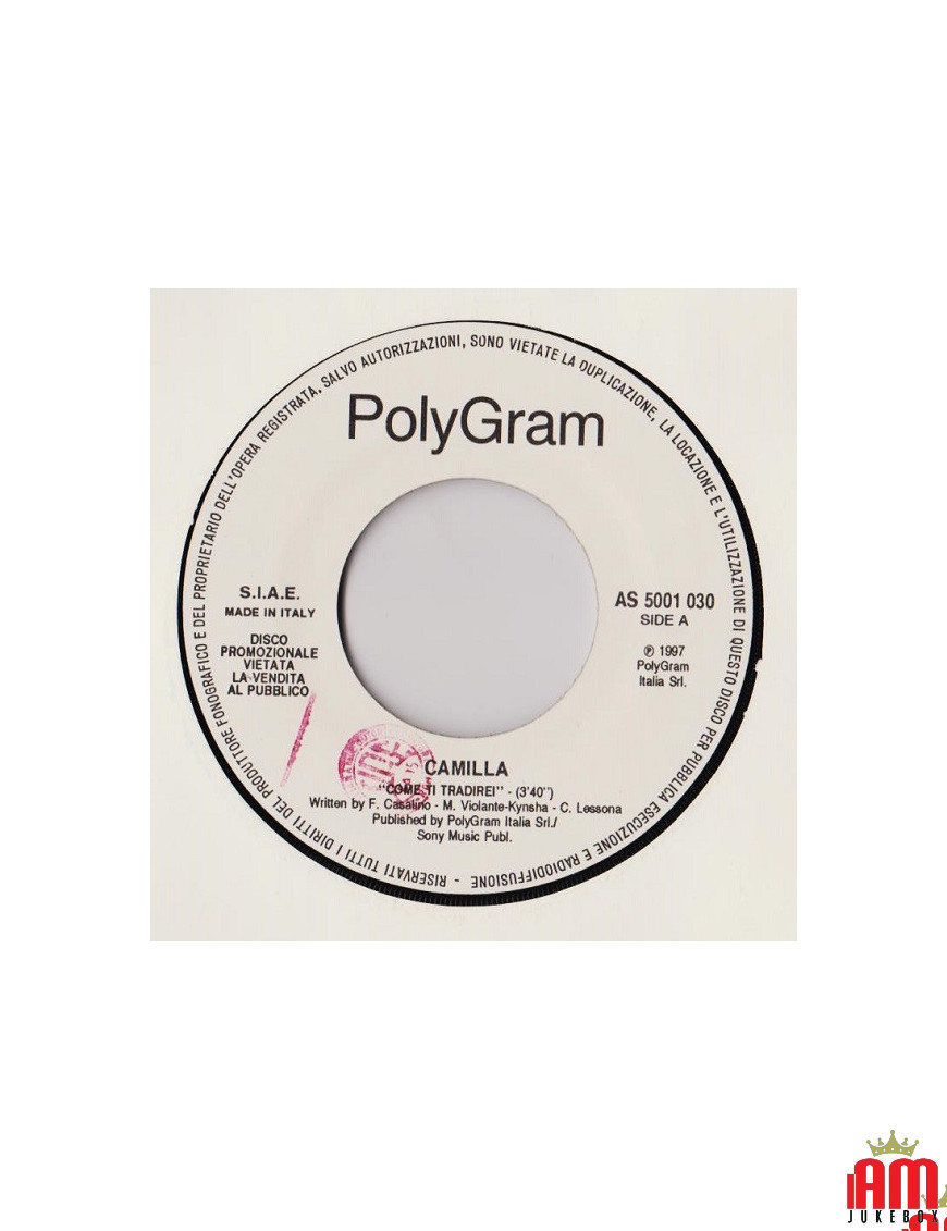 How I would betray you clean face [Camilla (3),...] – Vinyl 7", 45 RPM, Promo [product.brand] 1 - Shop I'm Jukebox 