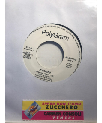 Eppur Non T'Amo Venere [Zucchero,...] – Vinyl 7", 45 RPM, Promo