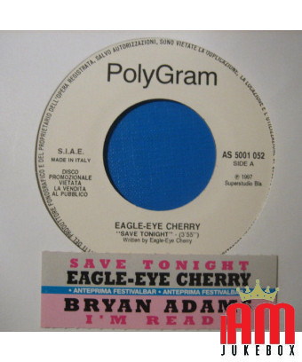 Speichern Sie „Tonight I'm Ready [Eagle-Eye Cherry,...] – Vinyl 7", 45 RPM, Promo [product.brand] 1 - Shop I'm Jukebox 