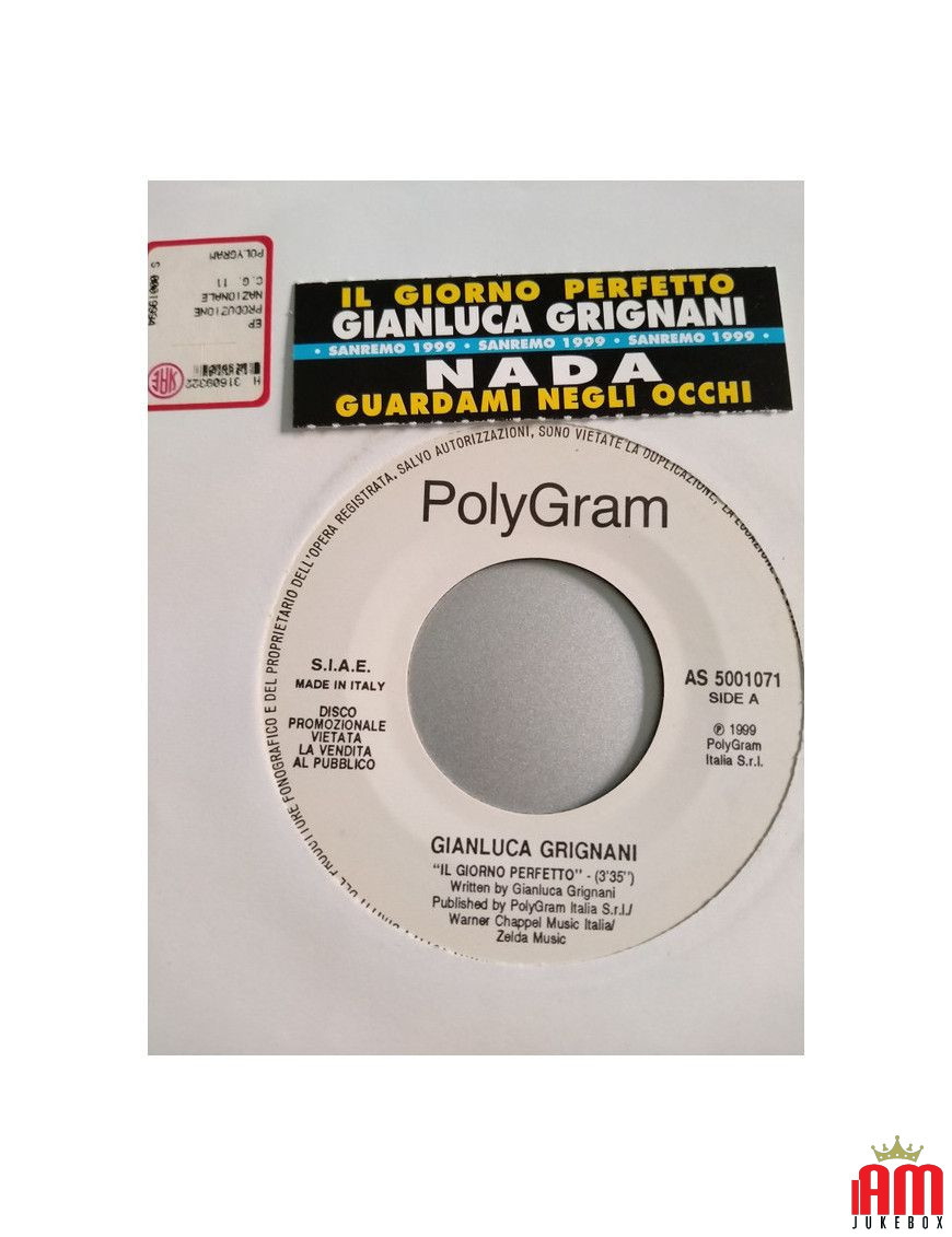 La journée parfaite, regarde-moi dans les yeux [Gianluca Grignani,...] - Vinyl 7", Jukebox, Promo [product.brand] 1 - Shop I'm J