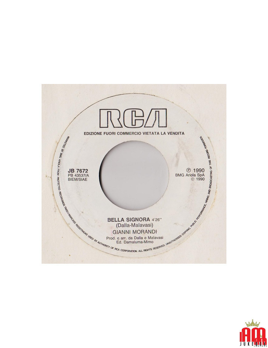 Bella Signora The Power [Gianni Morandi,...] - Vinyle 7", 45 RPM, Promo [product.brand] 1 - Shop I'm Jukebox 