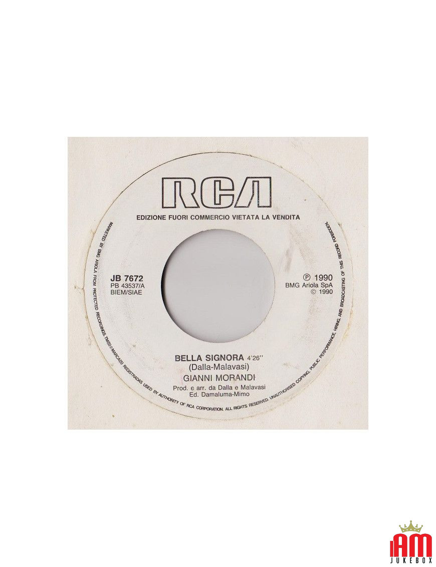 Bella Signora The Power [Gianni Morandi,...] - Vinyle 7", 45 RPM, Promo [product.brand] 1 - Shop I'm Jukebox 