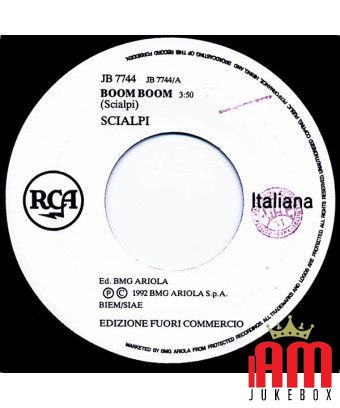 Boom Boom Rhythm Is A Dancer [Scialpi,...] - Vinyle 7", 45 RPM, Promo [product.brand] 1 - Shop I'm Jukebox 