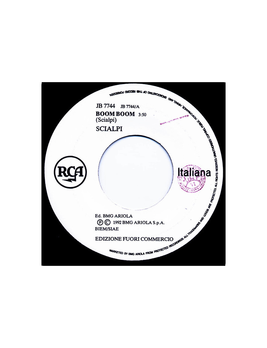 Boom Boom Rhythm Is A Dancer [Scialpi,...] - Vinyl 7", 45 RPM, Promo [product.brand] 1 - Shop I'm Jukebox 