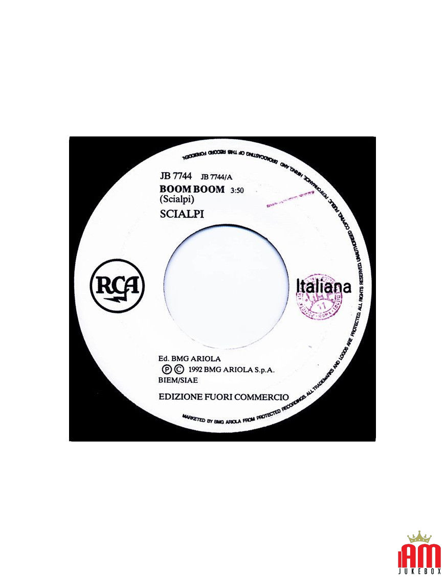 Boom Boom Rhythm Is A Dancer [Scialpi,...] - Vinyle 7", 45 RPM, Promo [product.brand] 1 - Shop I'm Jukebox 