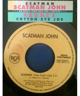 Scatman (New Radio Edit) Cotton Eye Joe [Scatman John,...] – Vinyl 7", Jukebox [product.brand] 1 - Shop I'm Jukebox 