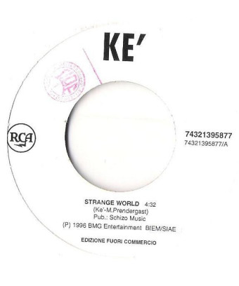 Strange World   Generation Disco (Radio Edit) [Ké,...] - Vinyl 7", 45 RPM, Promo