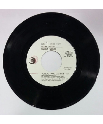 I Want To Make Love The Blues Of The Fan [Gianna Nannini,...] – Vinyl 7", 45 RPM, Jukebox