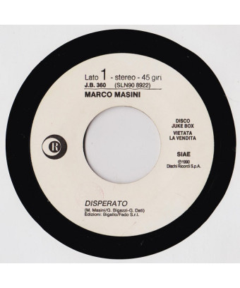 Disperato   La Lambada Strofinera [Marco Masini,...] - Vinyl 7", 45 RPM, Jukebox