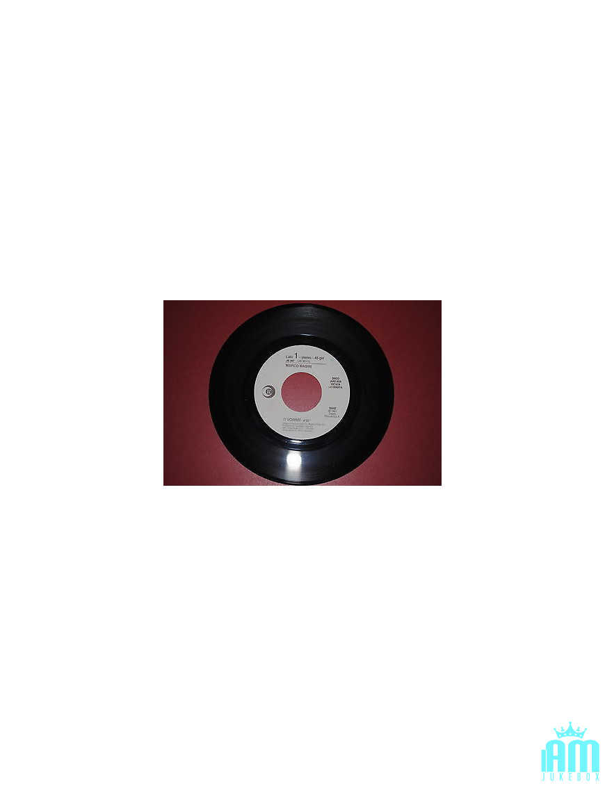 Ti je voudrais Aironi [Marco Masini,...] - Vinyl 7", 45 RPM, Jukebox [product.brand] 1 - Shop I'm Jukebox 