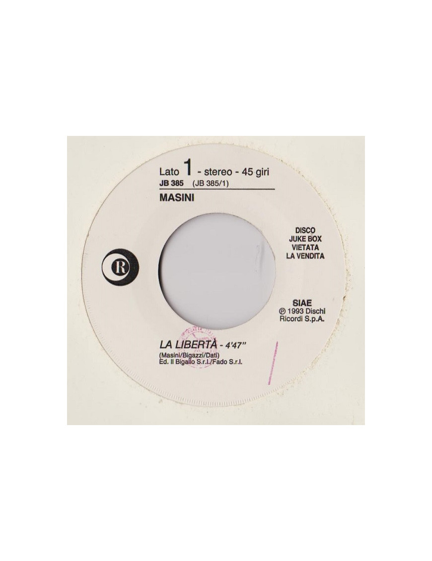 La Libertà House Of The Rising Sun (7" Edit) [Marco Masini,...] - Vinyl 7", 45 RPM, Jukebox, Stereo [product.brand] 1 - Shop I'm