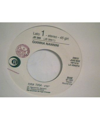 Tira Tira [Gianna Nannini] - Vinyle 7", 45 TR/MIN, Jukebox [product.brand] 1 - Shop I'm Jukebox 