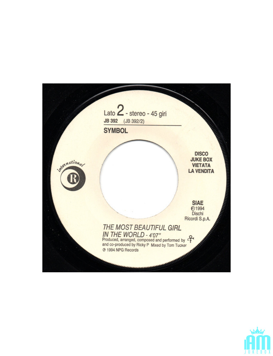 Hey Bionda La plus belle fille du monde [Ufo Piemontesi,...] - Vinyl 7", 45 RPM, Jukebox [product.brand] 1 - Shop I'm Jukebox 