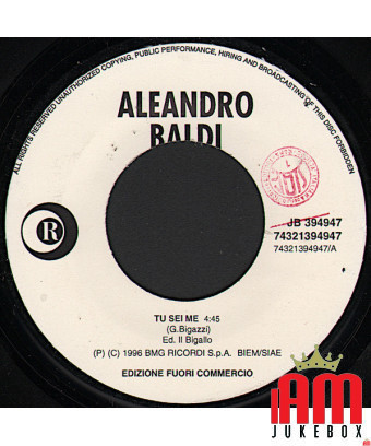 Tu Sei Me Tranqi Funky [Aleandro Baldi,...] – Vinyl 7", 45 RPM, Promo [product.brand] 1 - Shop I'm Jukebox 