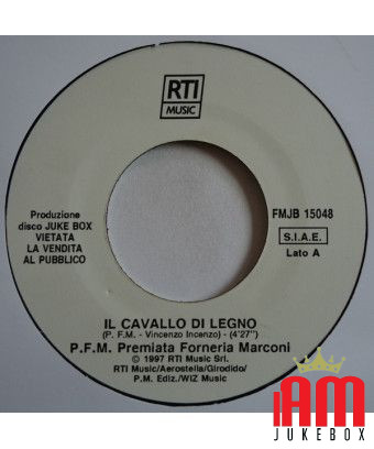 Le cheval de bois Ritmo Vitale [Premiata Forneria Marconi,...] - Vinyl 7", 45 RPM, Jukebox [product.brand] 1 - Shop I'm Jukebox 