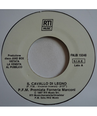 The Wooden Horse Ritmo Vitale [Premiata Forneria Marconi,...] – Vinyl 7", 45 RPM, Jukebox [product.brand] 1 - Shop I'm Jukebox 