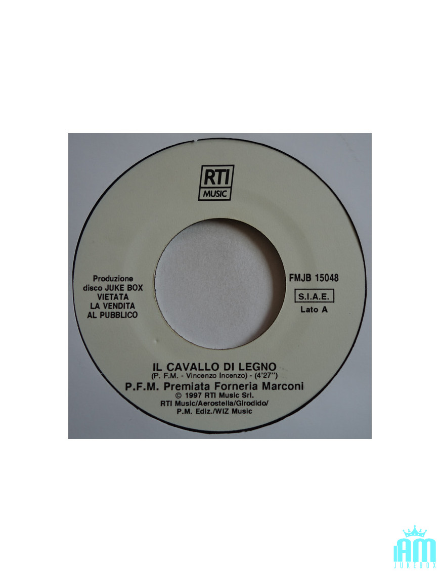 The Wooden Horse Ritmo Vitale [Premiata Forneria Marconi,...] – Vinyl 7", 45 RPM, Jukebox [product.brand] 1 - Shop I'm Jukebox 