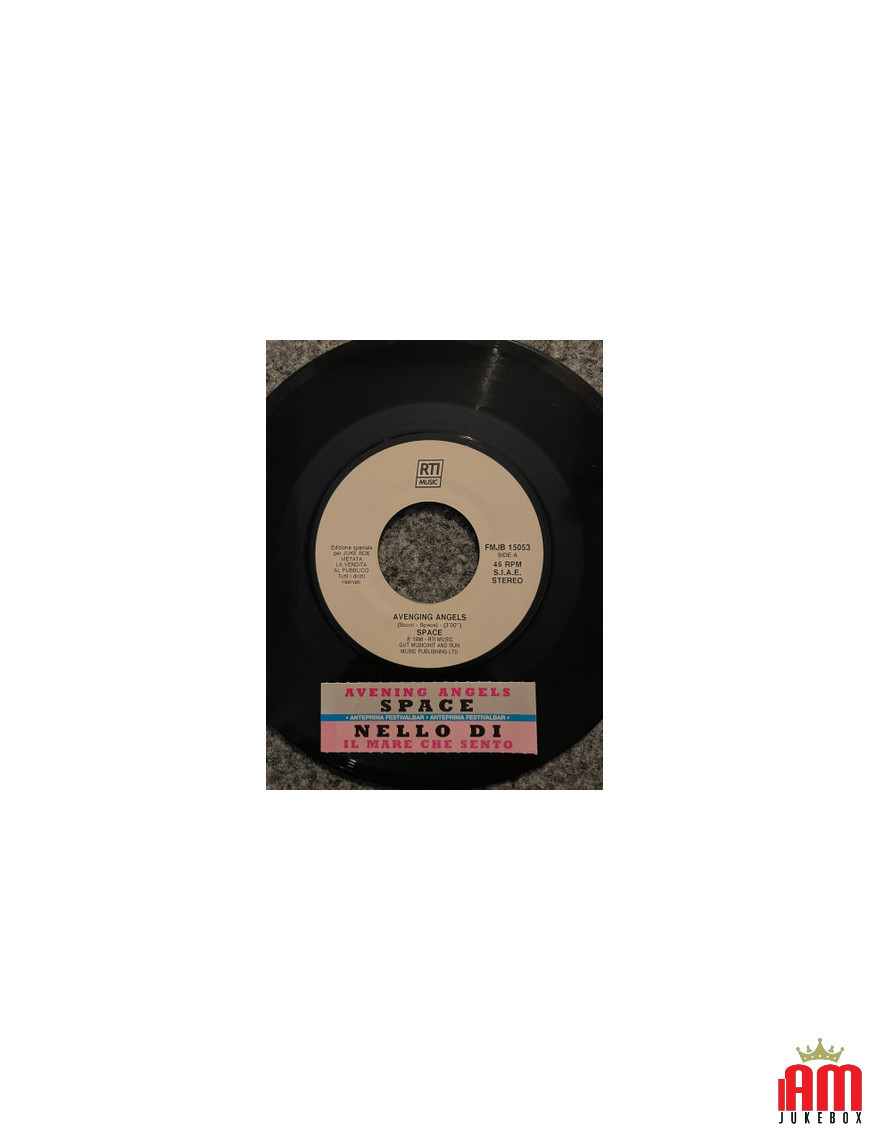 Avening Angels Il Mare Che Senti [Space,...] - Vinyl 7", 45 RPM, Jukebox [product.brand] 1 - Shop I'm Jukebox 