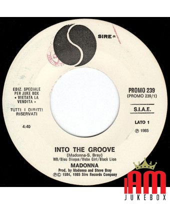 Into The Groove Holiday [Madonna] - Vinyle 7", 45 tours, Single, Jukebox [product.brand] 1 - Shop I'm Jukebox 