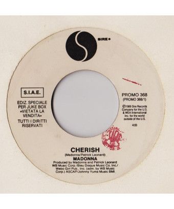 Cherish Stand Up (Bearbeiten) [Madonna,...] – Vinyl 7", 45 RPM, Jukebox [product.brand] 1 - Shop I'm Jukebox 