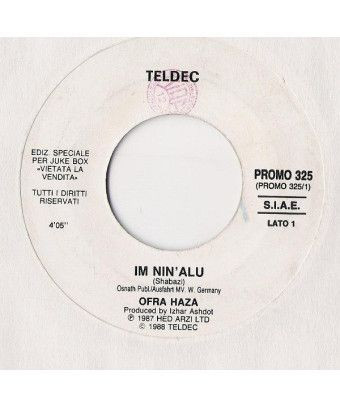 Im Nin'Alu Muhammar [Ofra Haza,...] - Vinyl 7", 45 RPM, Jukebox [product.brand] 1 - Shop I'm Jukebox 