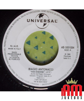 Don't Sell Me For You [Biagio Antonacci,...] - Vinyl 7", 45 RPM, Promo [product.brand] 1 - Shop I'm Jukebox 