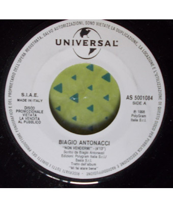 Don't Sell Me For You [Biagio Antonacci,...] – Vinyl 7", 45 RPM, Promo