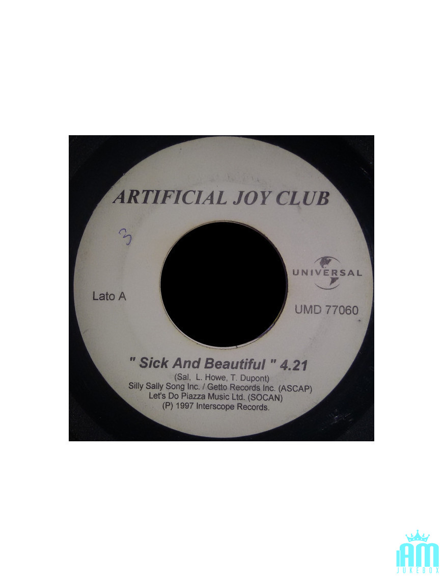 Sick And Beautiful La Mucara [Artificial Joy Club,...] – Vinyl 7", 45 RPM, Promo [product.brand] 1 - Shop I'm Jukebox 