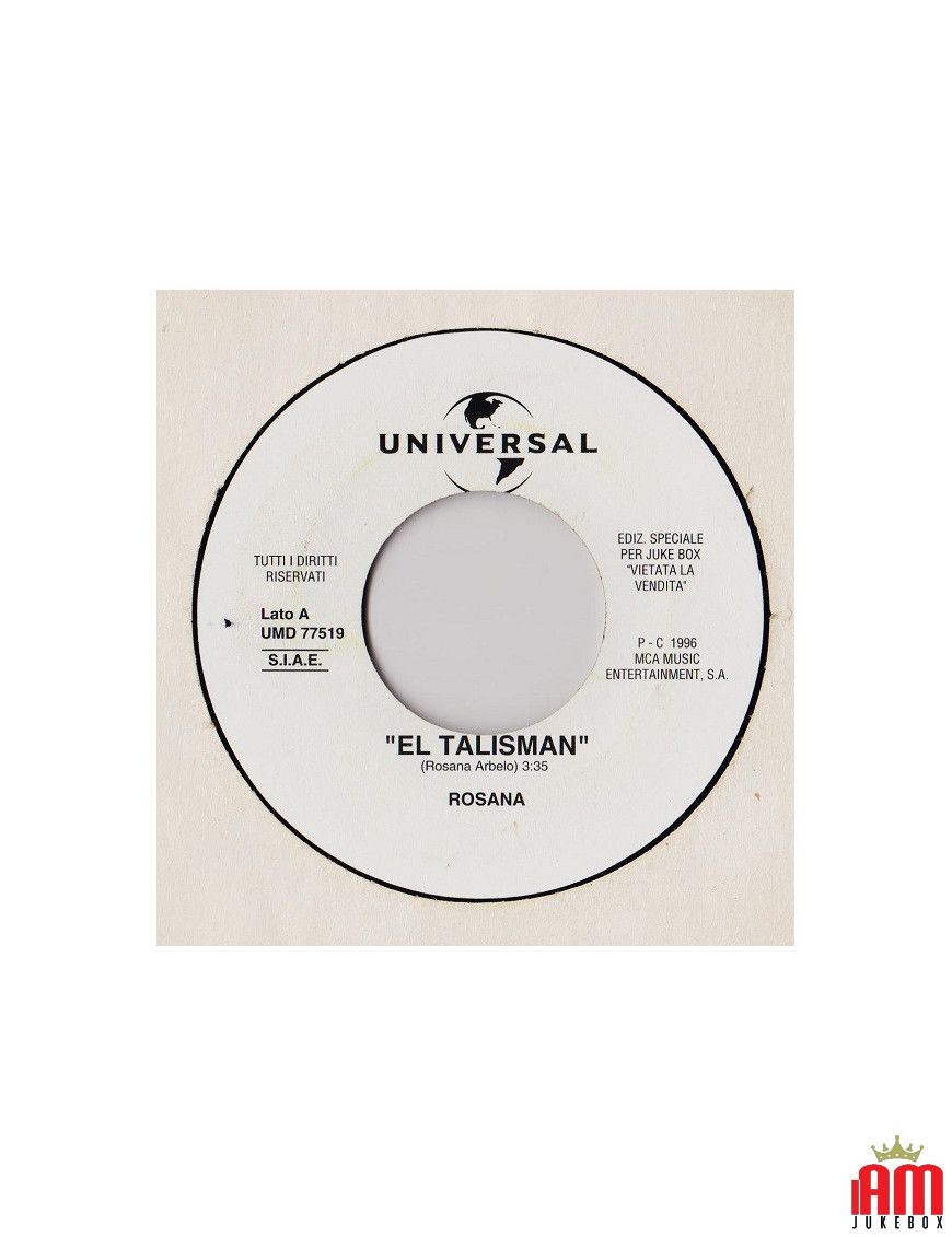 El Talisman The New Pollution [Rosana,...] – Vinyl 7", 45 RPM, Jukebox [product.brand] 1 - Shop I'm Jukebox 