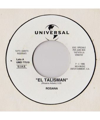 El Talisman The New Pollution [Rosana,...] - Vinyl 7", 45 RPM, Jukebox [product.brand] 1 - Shop I'm Jukebox 