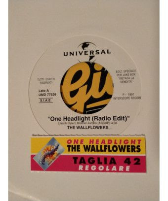 One Headlight Regular [The Wallflowers,...] - Vinyl 7", 45 RPM, Single, Jukebox [product.brand] 1 - Shop I'm Jukebox 