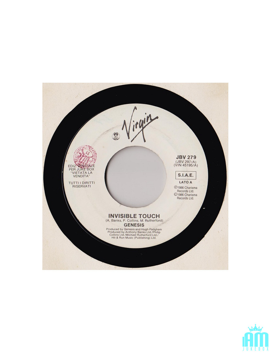 Invisible Touch L'Onda [Genesis,...] - Vinyle 7", 45 RPM, Jukebox [product.brand] 1 - Shop I'm Jukebox 