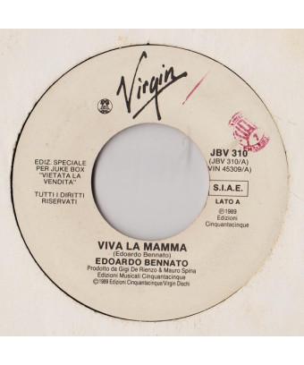 Viva La Mamma [Edoardo Bennato] - Vinyl 7", 45 RPM, Jukebox
