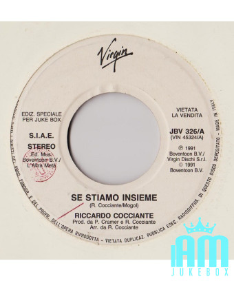 Si nous sommes ensemble Sérénade [Riccardo Cocciante,...] - Vinyl 7", 45 RPM, Jukebox, Stéréo [product.brand] 1 - Shop I'm Jukeb