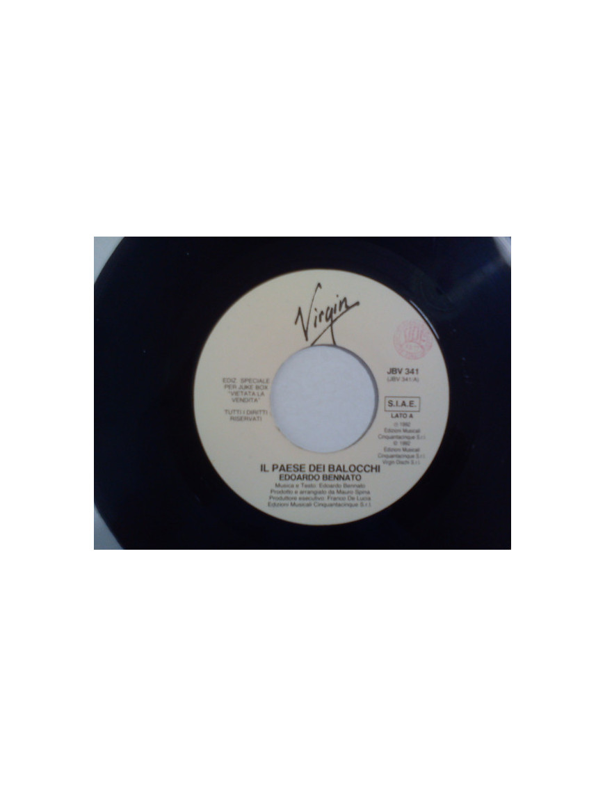 Il Paese Dei Balocchi [Edoardo Bennato] - Vinyl 7", 45 RPM, Jukebox [product.brand] 1 - Shop I'm Jukebox 