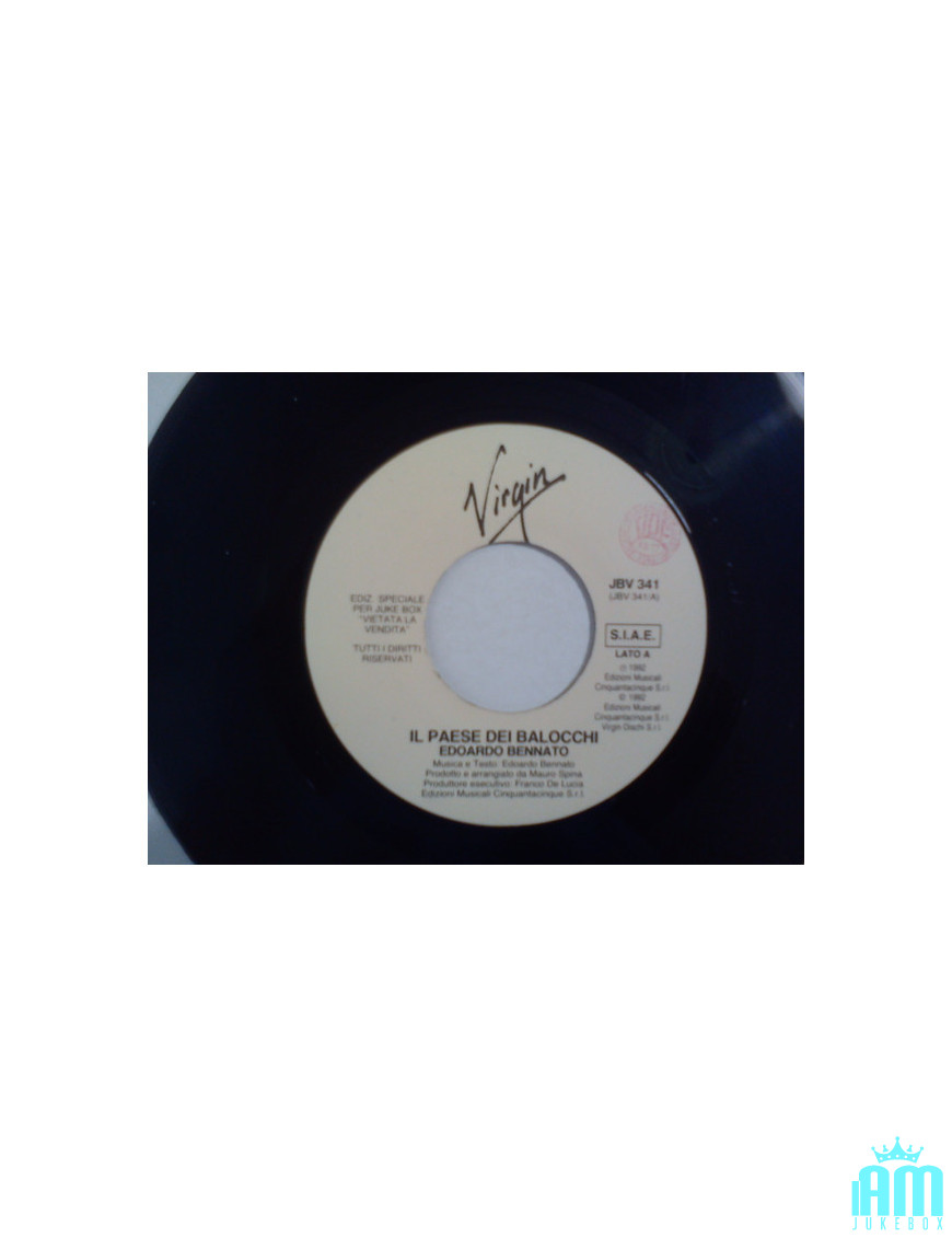 Il Paese Dei Balocchi [Edoardo Bennato] - Vinyle 7", 45 RPM, Jukebox [product.brand] 1 - Shop I'm Jukebox 