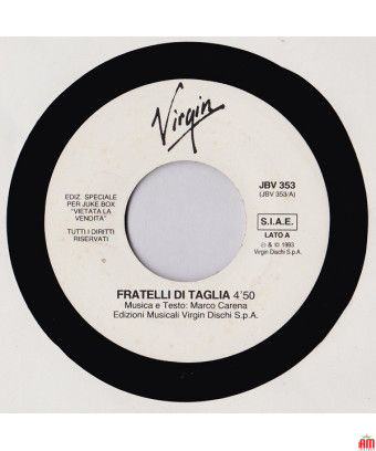 Fratelli Di Taglia [Marco Carena] - Vinyle 7", 45 tours, Jukebox [product.brand] 1 - Shop I'm Jukebox 