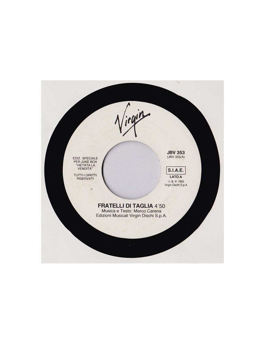 Fratelli Di Taglia [Marco Carena] - Vinyl 7", 45 RPM, Jukebox