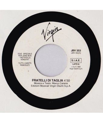 Fratelli Di Taglia [Marco Carena] - Vinyle 7", 45 tours, Jukebox [product.brand] 1 - Shop I'm Jukebox 