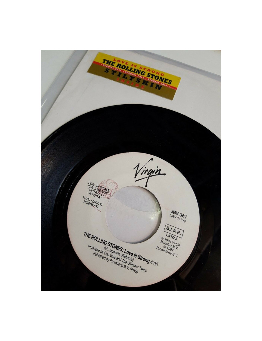 Love Is Strong Inside [The Rolling Stones,...] – Vinyl 7", 45 RPM, Jukebox [product.brand] 1 - Shop I'm Jukebox 