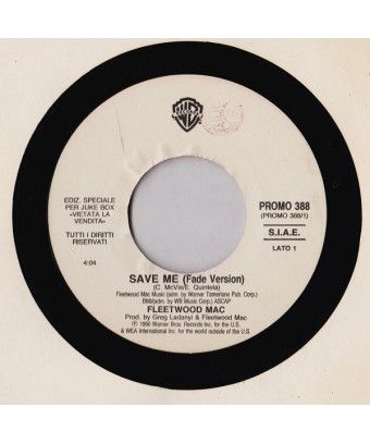 Save Me A Hard Rain's A Gonna Fall [Fleetwood Mac,...] - Vinyl 7", 45 RPM, Jukebox [product.brand] 1 - Shop I'm Jukebox 