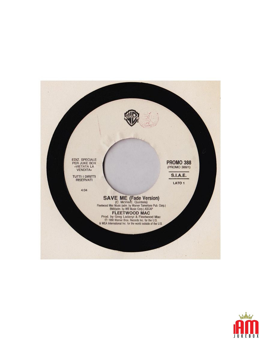 Save Me A Hard Rain's A Gonna Fall [Fleetwood Mac,...] - Vinyl 7", 45 RPM, Jukebox [product.brand] 1 - Shop I'm Jukebox 